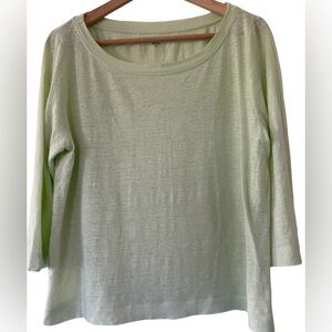 Eileen Fisher Lightweight 3/4 Length Sleeve Tee